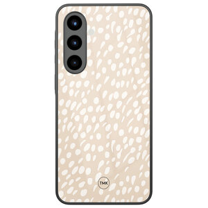 TMK Samsung Galaxy A57 glazen hardcase - Sand dots