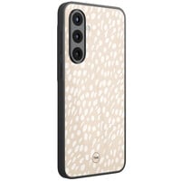 TMK Samsung Galaxy A57 glazen hardcase - Sand dots