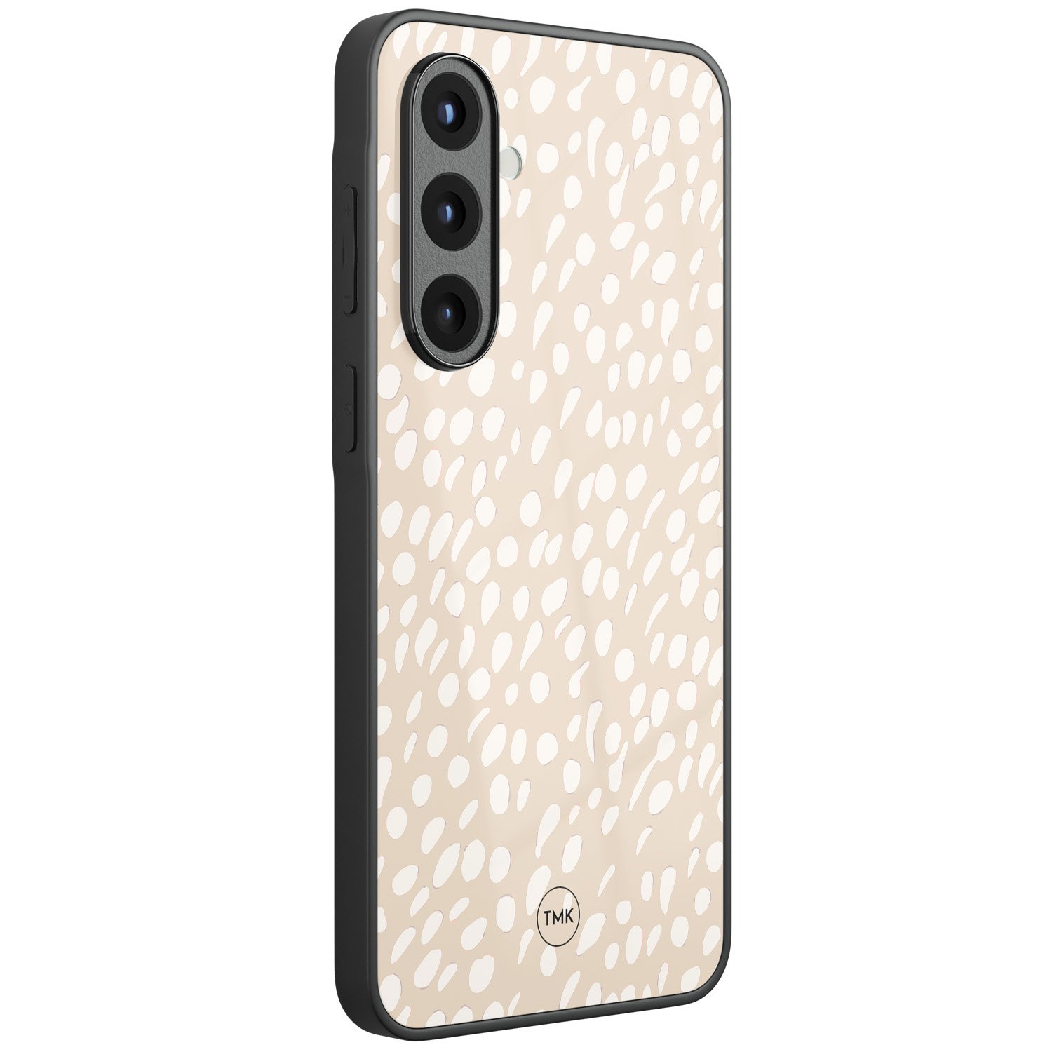 TMK Samsung Galaxy A57 glazen hardcase - Sand dots