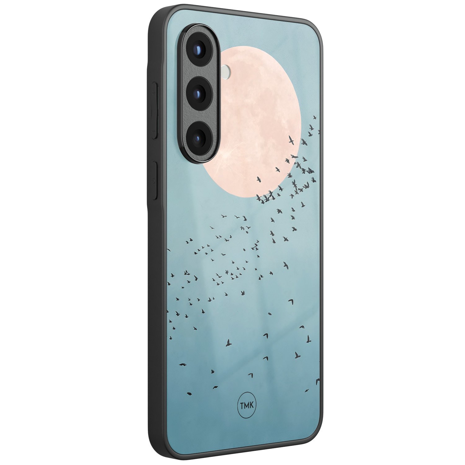 TMK Samsung Galaxy A57 glazen hardcase - Moon birds
