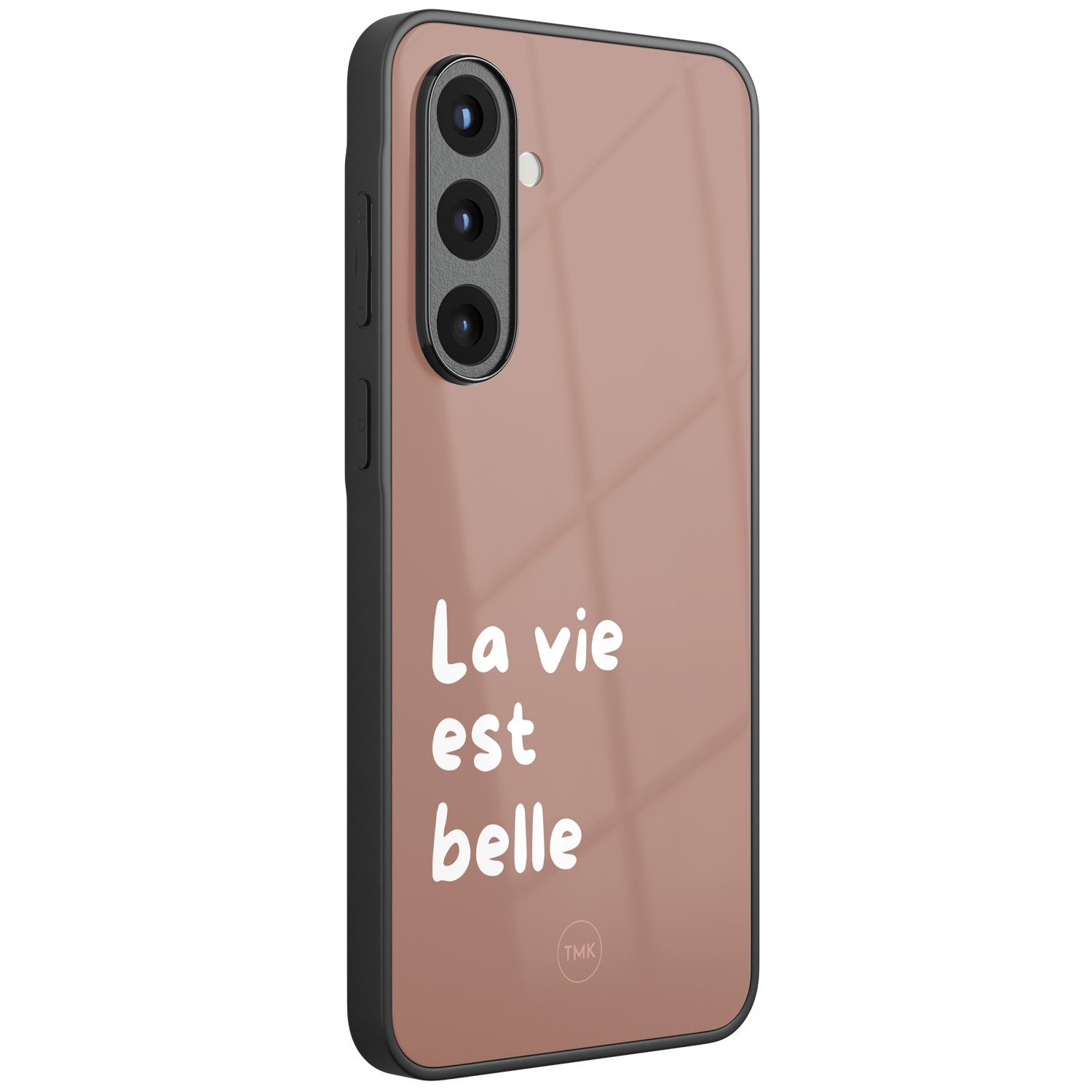 TMK Samsung Galaxy A57 glazen hardcase - La vie est belle