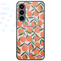 TMK Samsung Galaxy A57 glazen hardcase - Sweet oranges