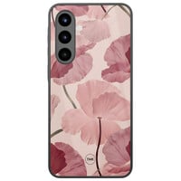TMK Samsung Galaxy A57 glazen hardcase - Vintage blossom