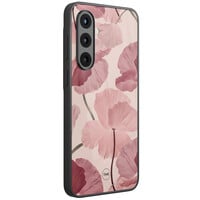 TMK Samsung Galaxy A57 glazen hardcase - Vintage blossom