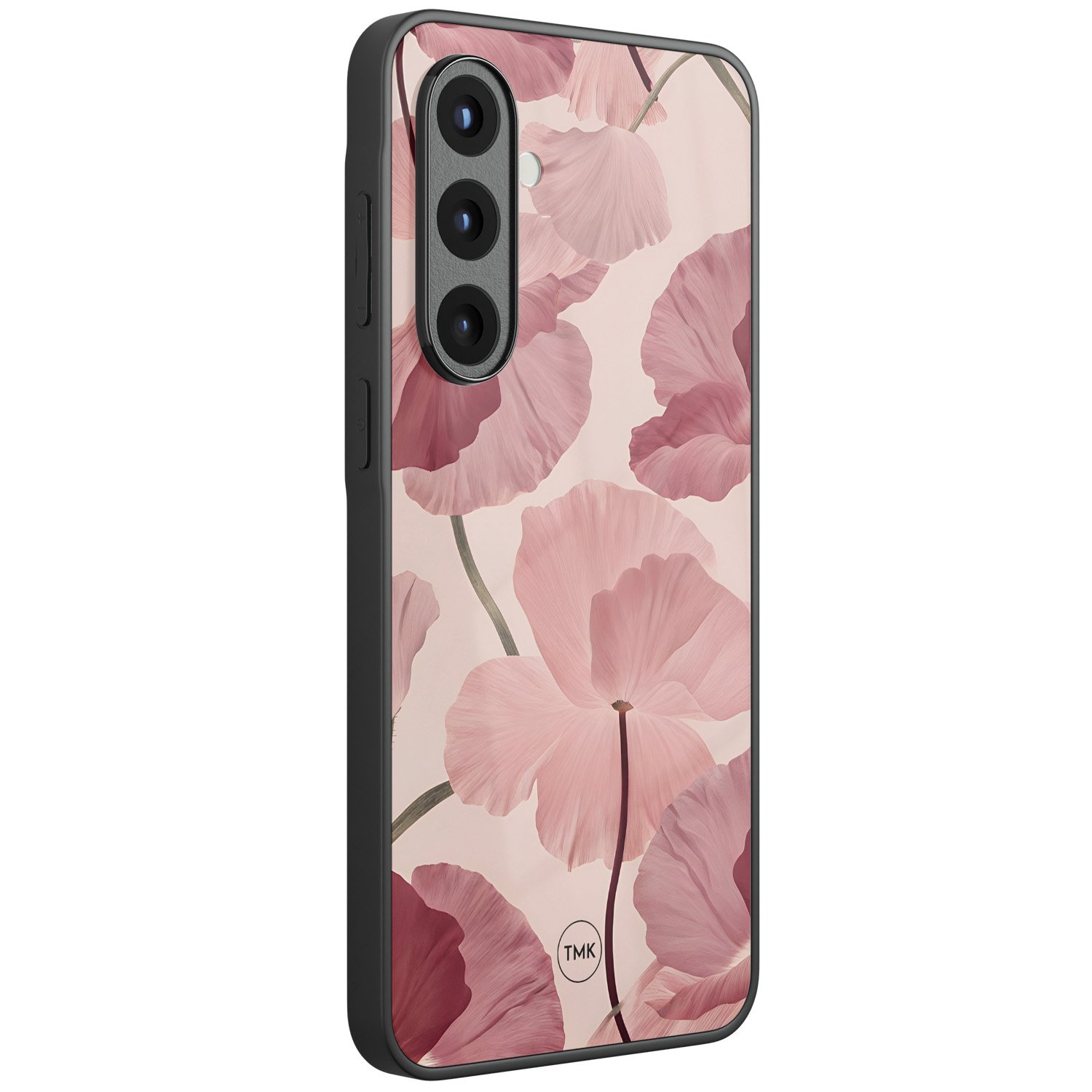 TMK Samsung Galaxy A57 glazen hardcase - Vintage blossom