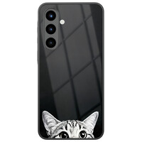 TMK Samsung Galaxy A57 glazen hardcase - Kat kiekeboe