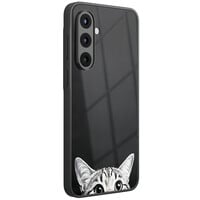 TMK Samsung Galaxy A57 glazen hardcase - Kat kiekeboe