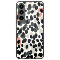 TMK Samsung Galaxy A57 glazen hardcase - Modern dots