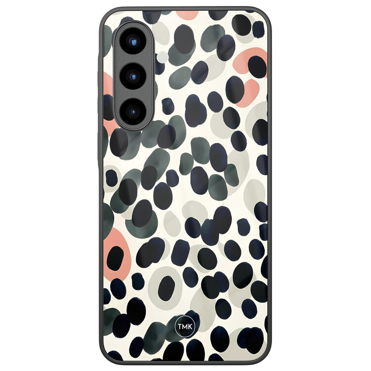 Casevibes Samsung Galaxy A57 glazen hardcase - Modern dots