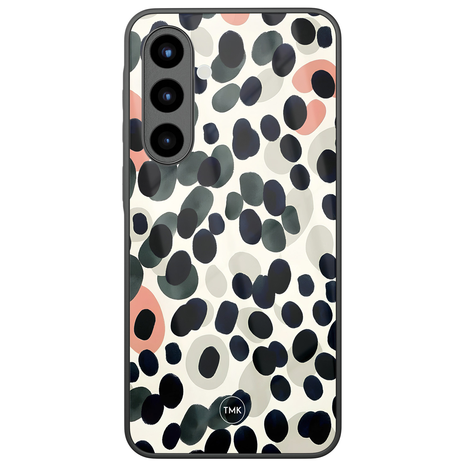 TMK Samsung Galaxy A57 glazen hardcase - Modern dots