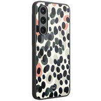 TMK Samsung Galaxy A57 glazen hardcase - Modern dots