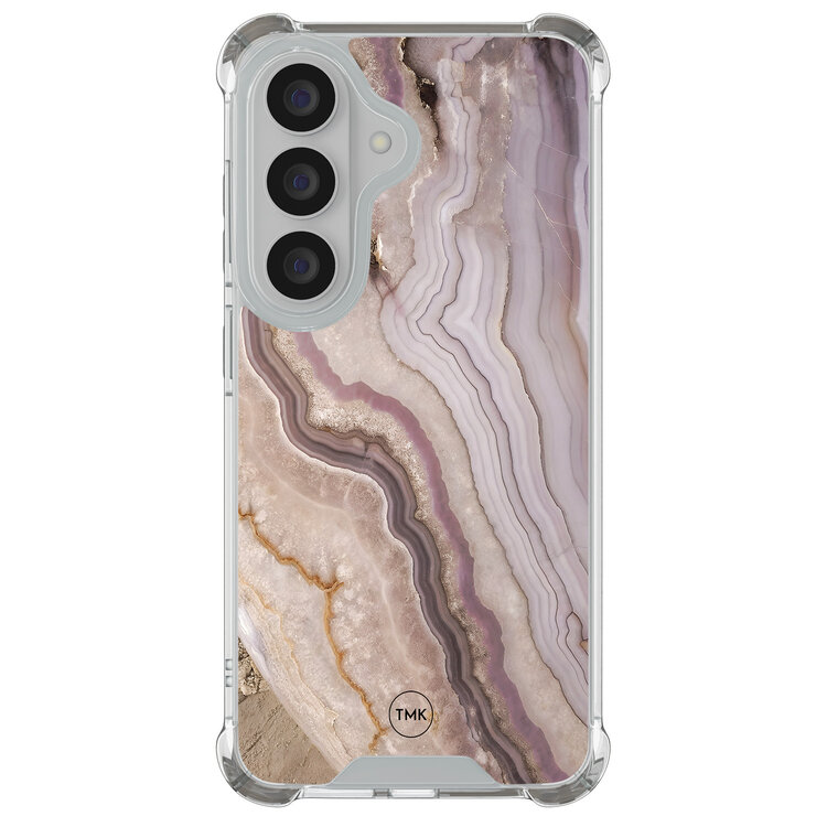 Casevibes Samsung Galaxy S26 shockproof hoesje - Blush marble