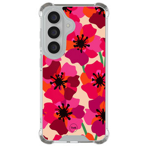 Casevibes Samsung Galaxy S26 shockproof hoesje - Pink floral bliss