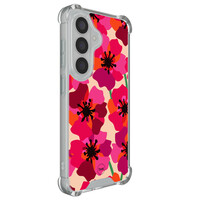 TMK Samsung Galaxy S26 shockproof hoesje - Pink floral bliss