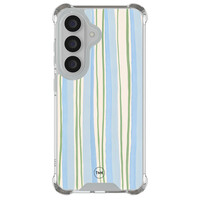 TMK Samsung Galaxy S26 shockproof hoesje - Pastelblauwe strepen