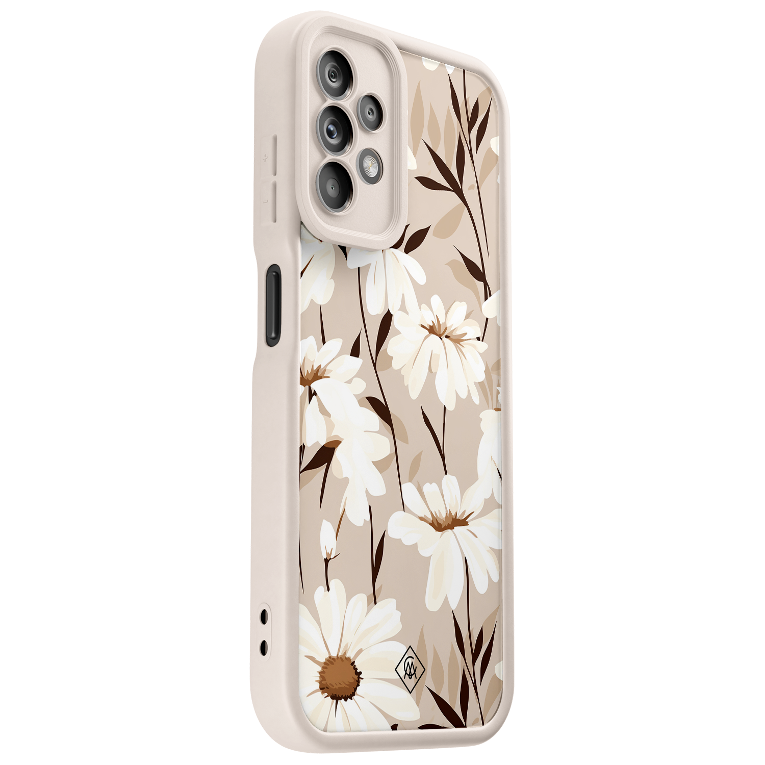 Casimoda Samsung Galaxy A23 beige case - In bloom