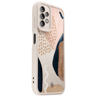 Casimoda Samsung Galaxy A23 beige case - Abstract dots