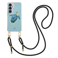 Casevibes Samsung Galaxy S26 hoesje met zwart koord - Schildpad