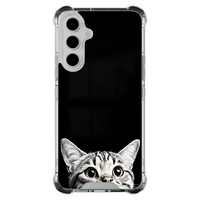 Casevibes Samsung Galaxy A55 shockproof hoesje - Kat kiekeboe