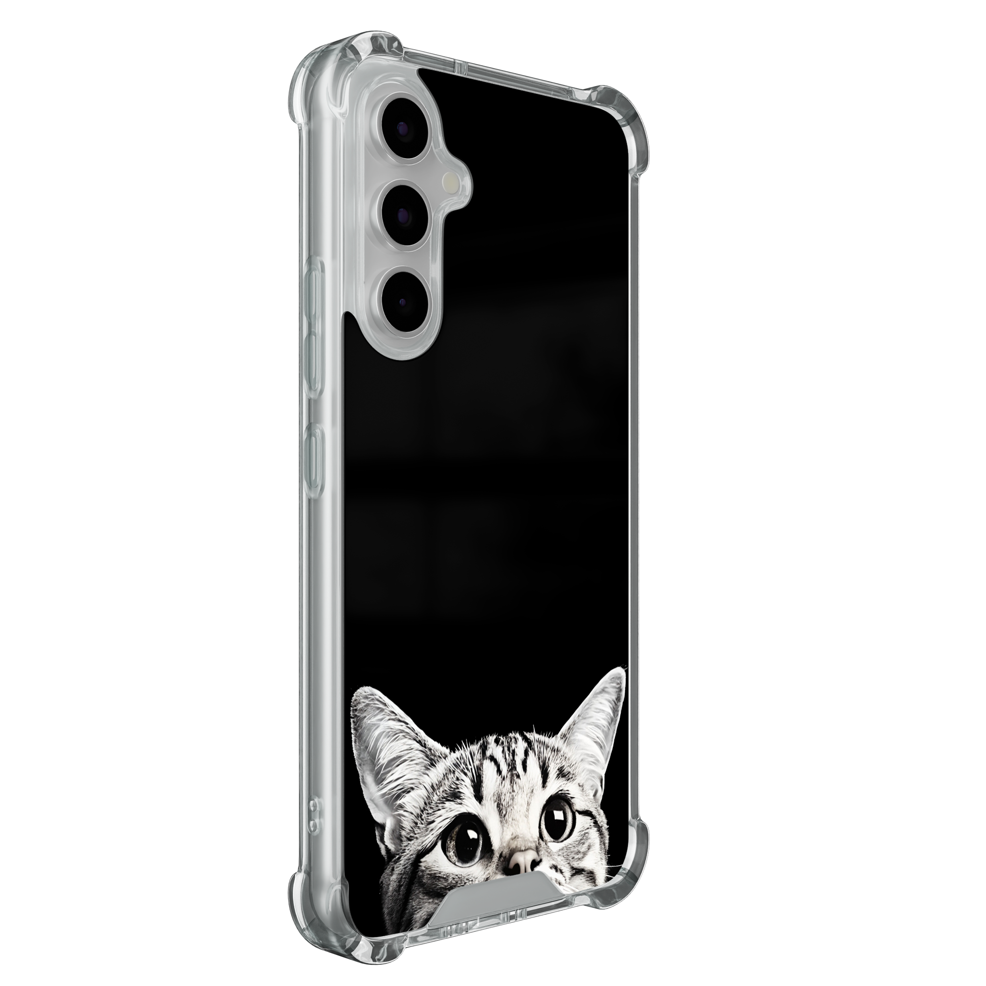 Casevibes Samsung Galaxy A55 shockproof hoesje - Kat kiekeboe