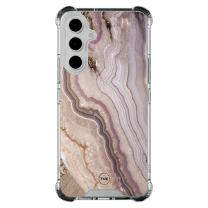 Casevibes Samsung Galaxy A55 shockproof hoesje - Blush marble