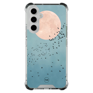 Casevibes Samsung Galaxy A55 shockproof hoesje - Moon birds