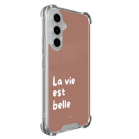 Casevibes Samsung Galaxy A55 shockproof hoesje - La vie est belle