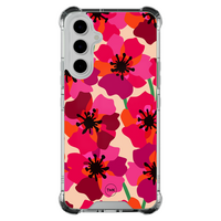 Casevibes Samsung Galaxy A55 shockproof hoesje - Pink floral bliss