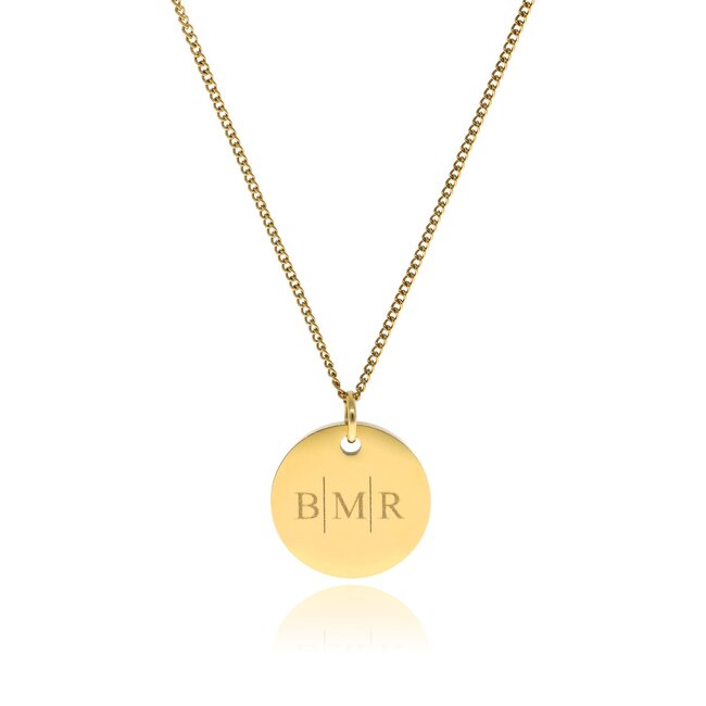 Coin Necklace | Initials