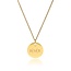 Coin Necklace | Initials