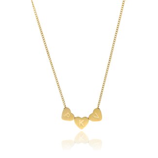 Letter Heart Beads Necklace