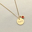 Coin Necklace | Birthstone