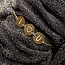 Drie coin armband met initialen
