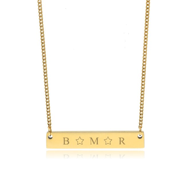 Bar Necklace | Initials