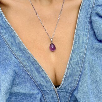 Gemstone Necklace | Amethyst