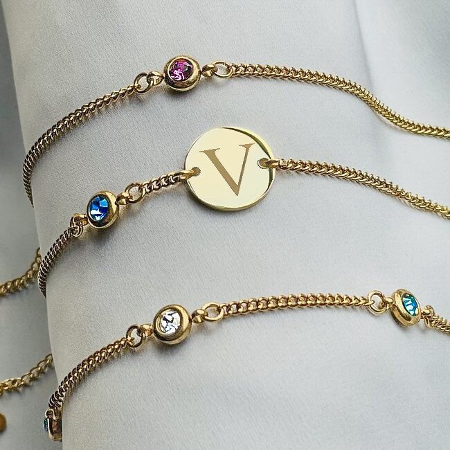 Armband met geboortestenen