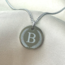 Coin ketting met initiaal