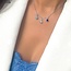 Ketting met geboortesteen hangers