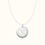 Coin ketting met initiaal