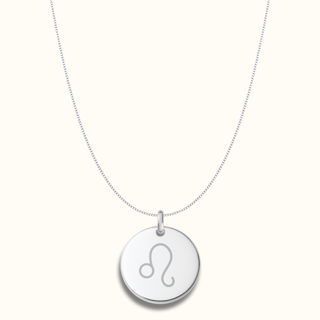 Coin ketting met zodiak teken