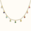 Ketting met geboortesteen hangers