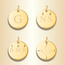 Coin ketting met initialen
