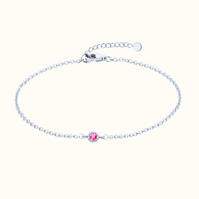 Geboortesteen armband