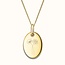 Ovale ketting met geboortebloemen