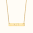 Bar ketting met initialen