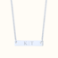 Bar ketting met initialen