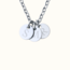 Mini coin ketting met initialen