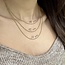 Mini coin ketting met initialen