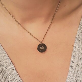 Coin ketting met naam
