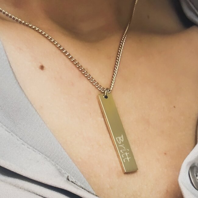 Verticale bar ketting